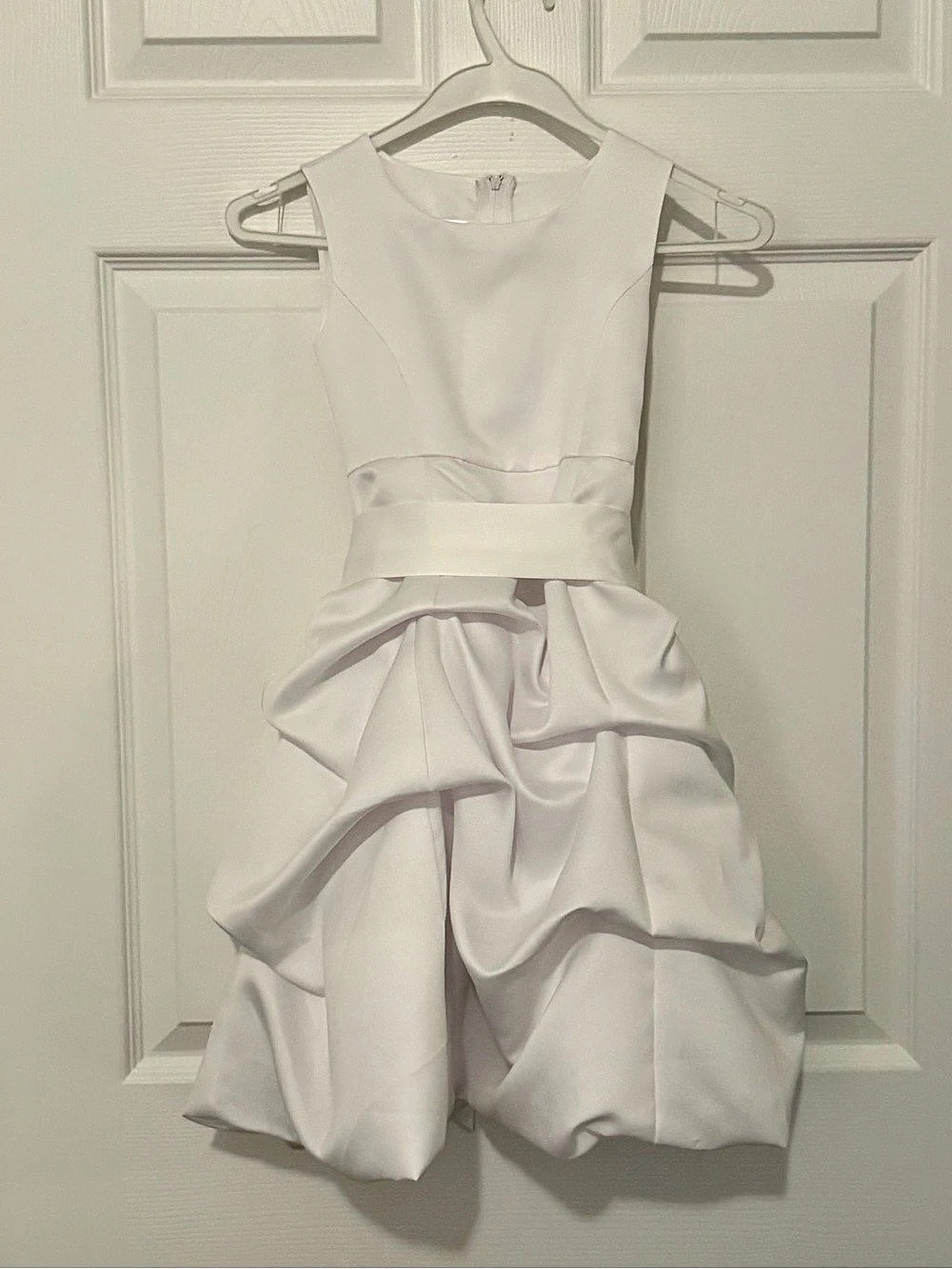 Girls White Formal Dress Like New